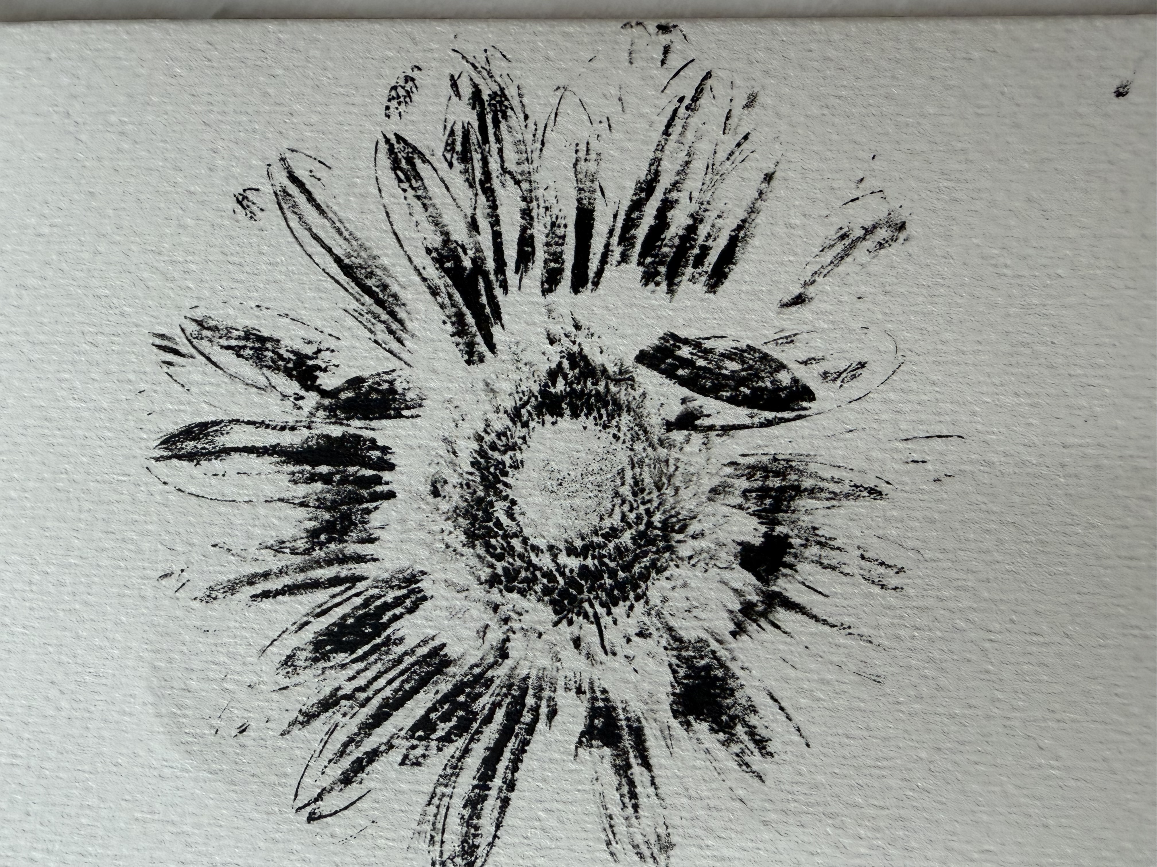 Flower Printing Monoprints