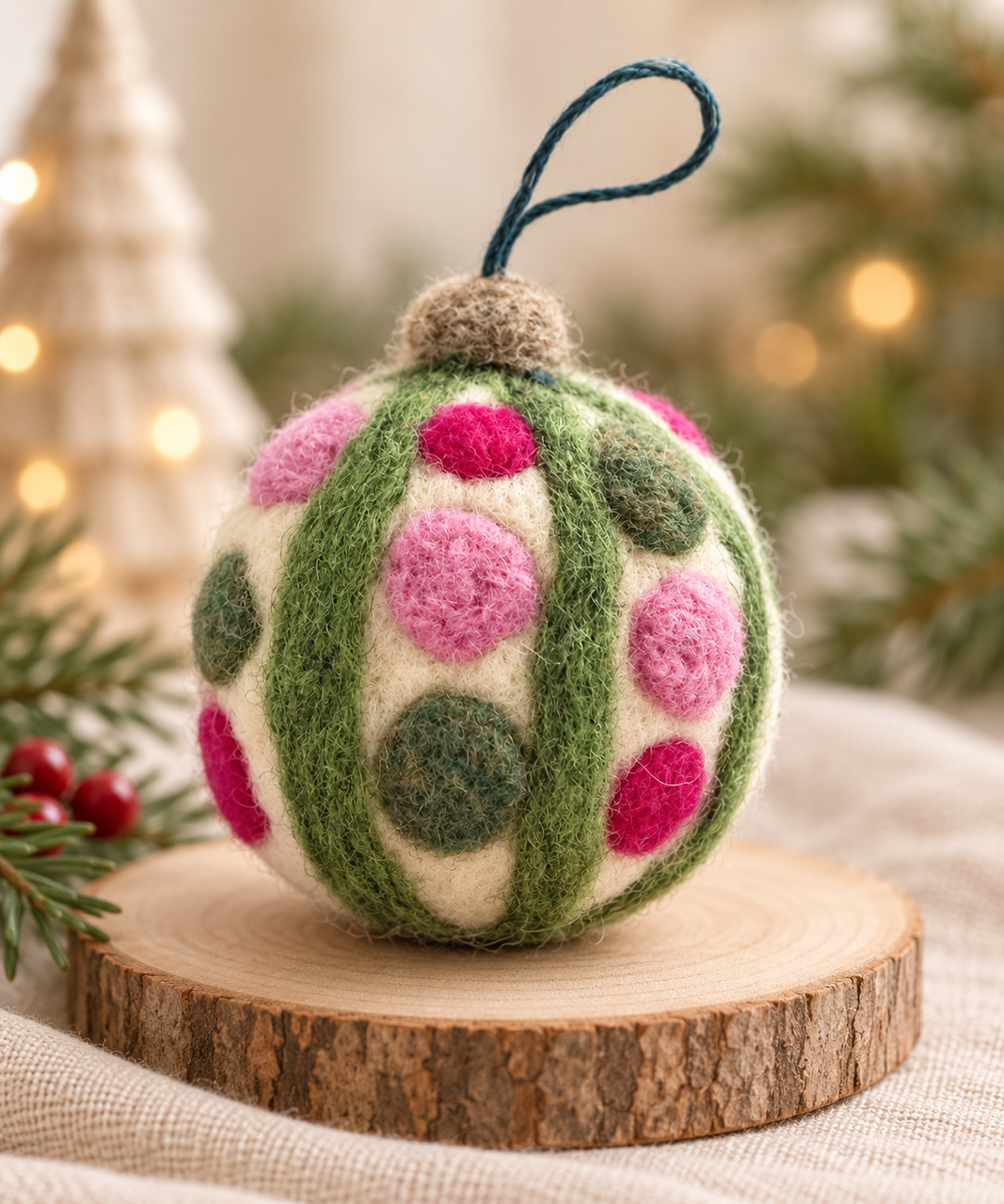 Needle Felted Ornament