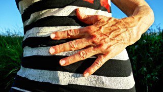 Breathe into your belly. It boosts oxygen and energy.