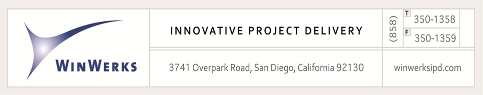 WinWerks Innovative Project Delivery