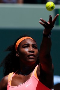 Serena Williams at the 2015 Miami Open. (GEPA)