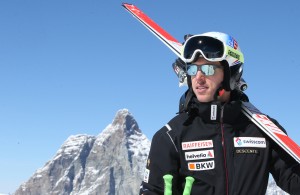 ZERMATT,SWITZERLAND,21.SEP.15 - ALPINE SKIING - Swiss Ski Media Day. Image shows Carlo Janka (SUI). Photo: GEPA pictures/ Andreas Pranter