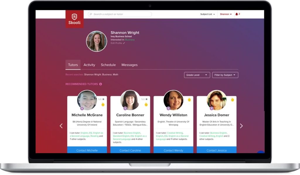 skooli online tutoring