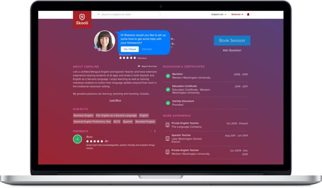 skooli online tutoring