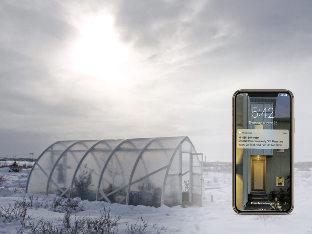 Remote Greenhouse Temperature Monitor Cellular Multisensors MarCELL