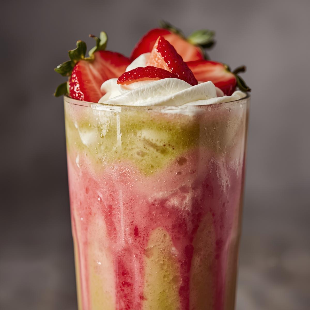 Strawberry Iced Matcha