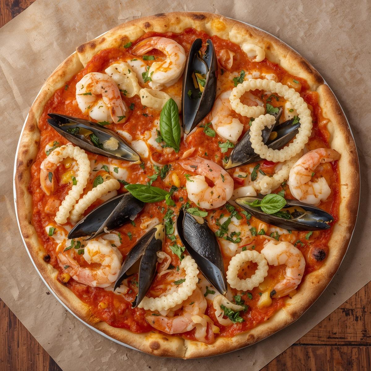 Seafood Pizza (12 inch)