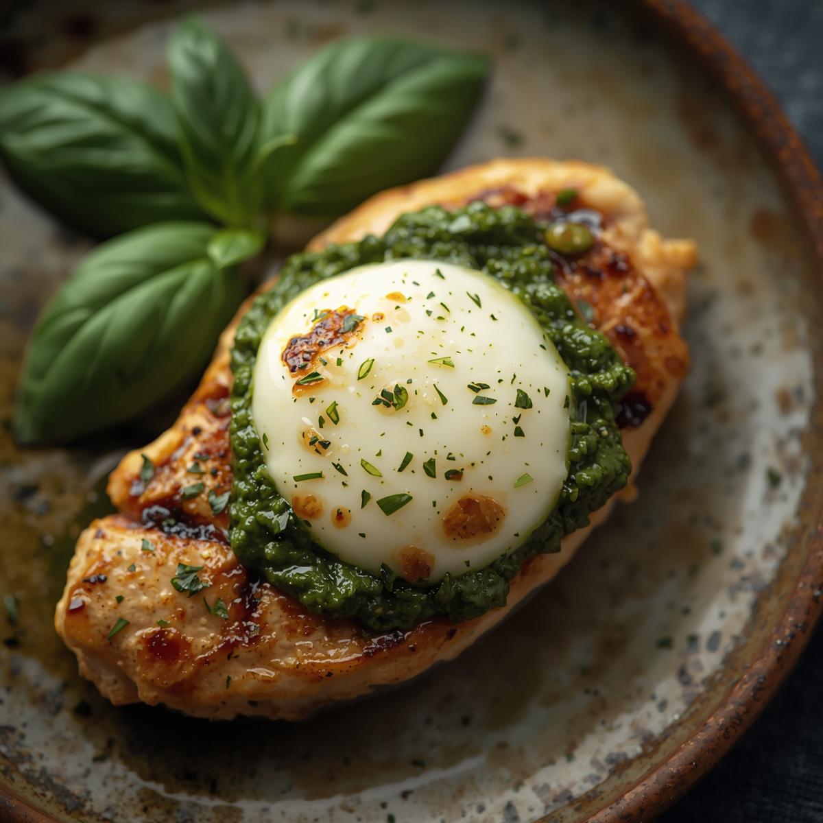 Pesto Mozzarella Chicken