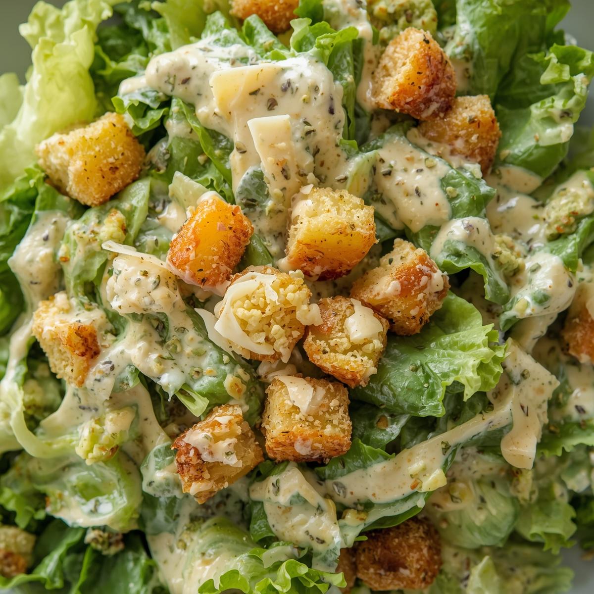Classic Ceasar & Herbed Croutons