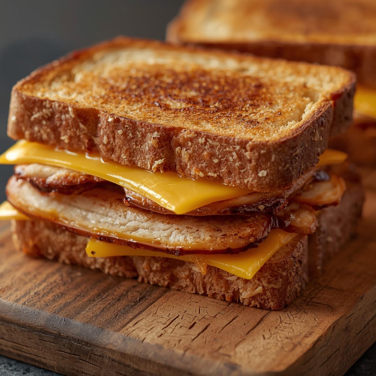 Smoked Chicken Cheese Sandwich