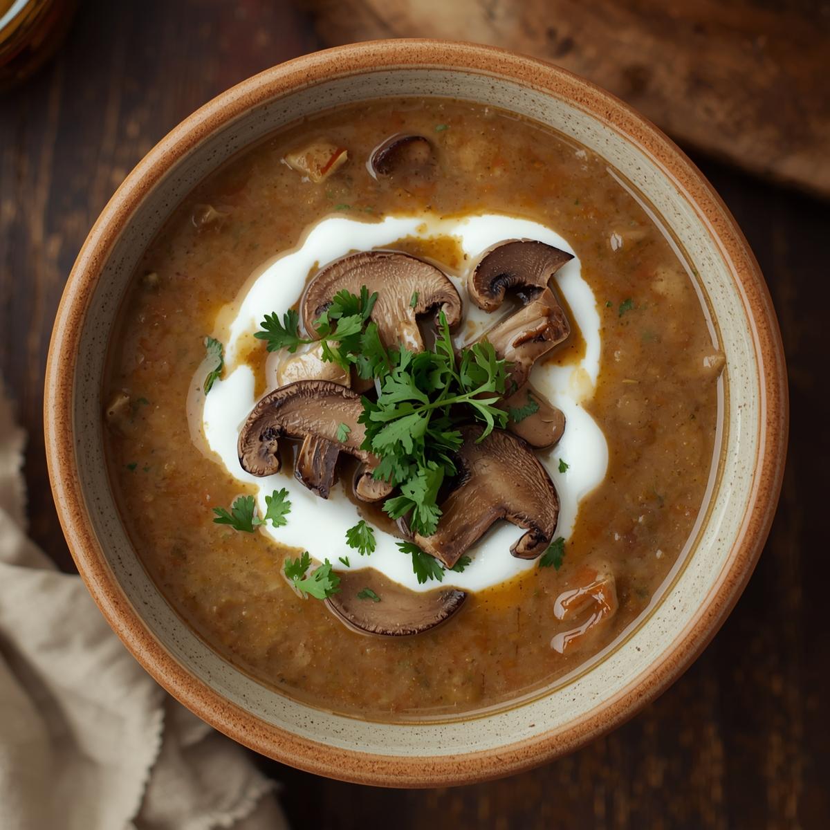 Creamy of Mashroom Soup