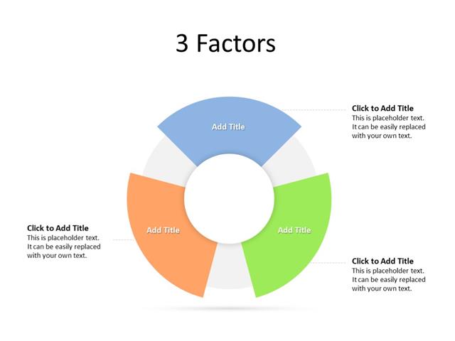 PowerPoint Slide - 3 Arcs - 3 Arcs - Multicolor