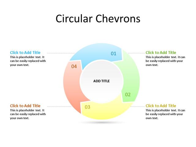 PowerPoint Slide - Process Diagram - 4 Steps - Multicolor