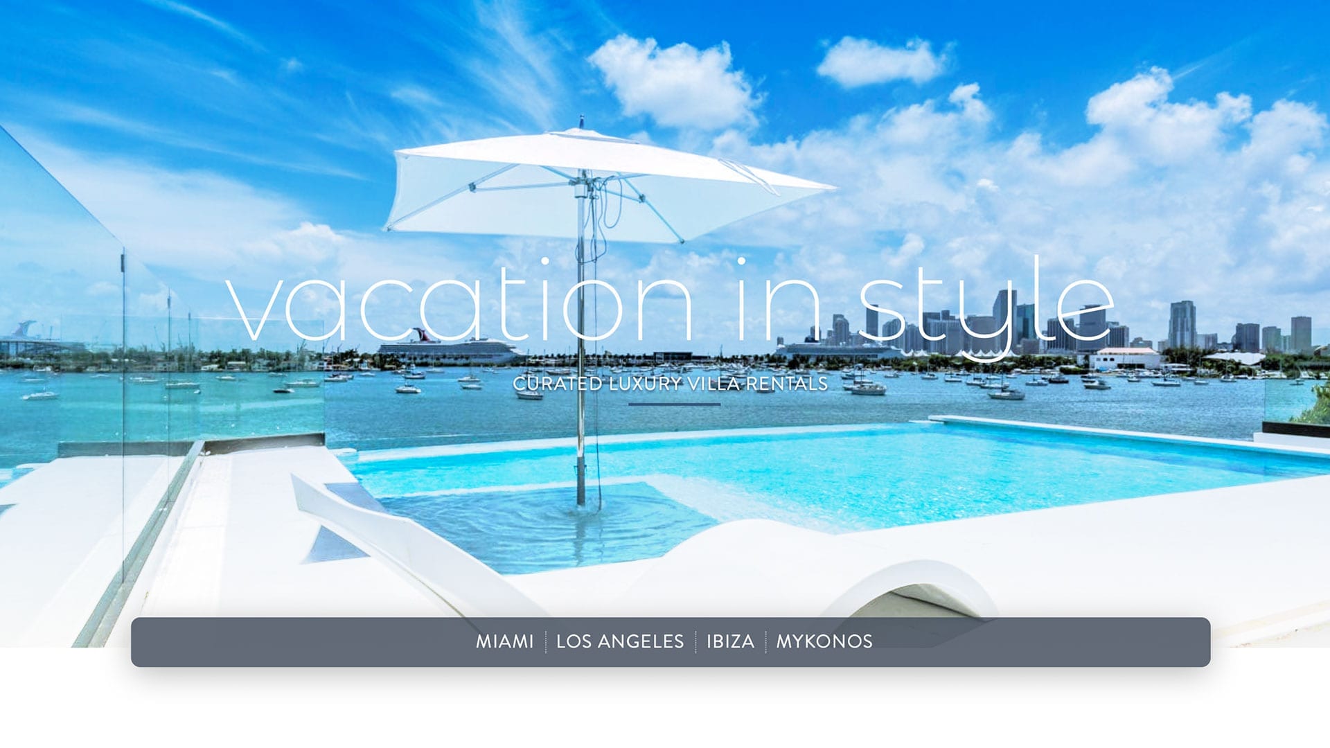 NomadeVillaCollection.com - Vacation Rental Website Design - sliStudios