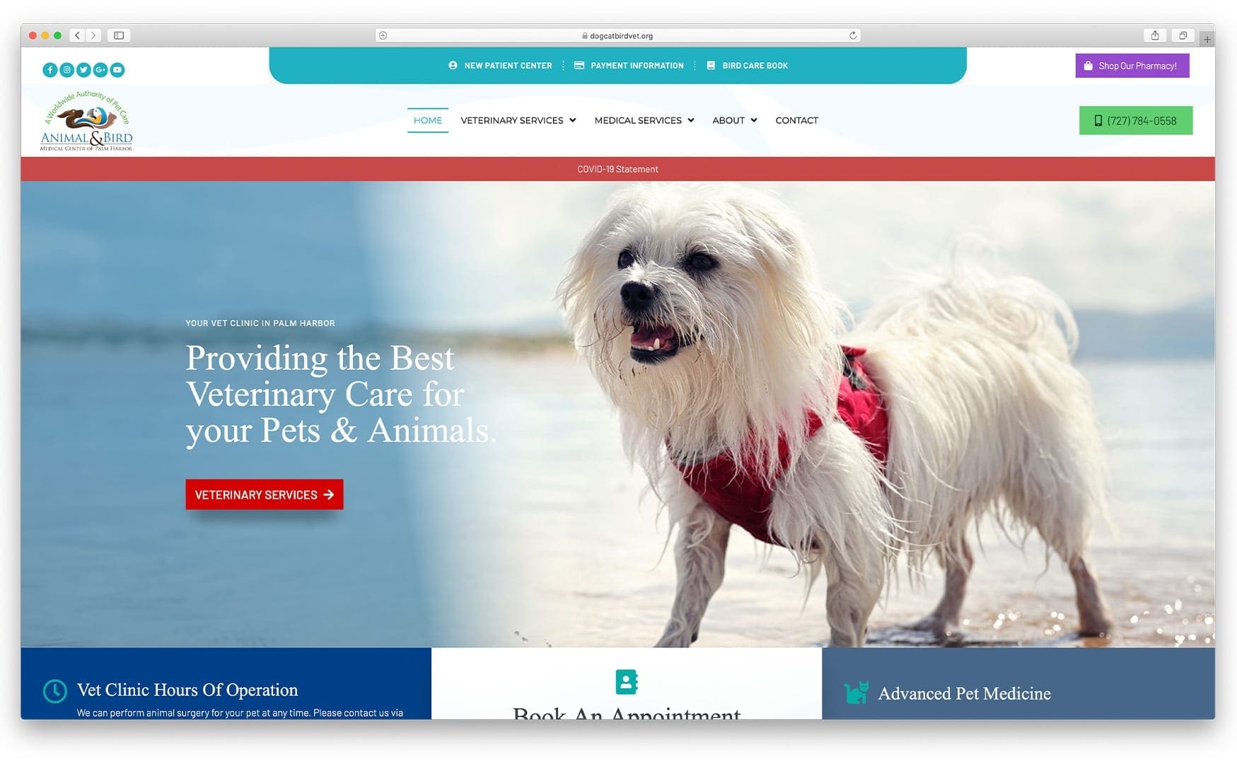 Animal & Bird Medical Center sliStudios