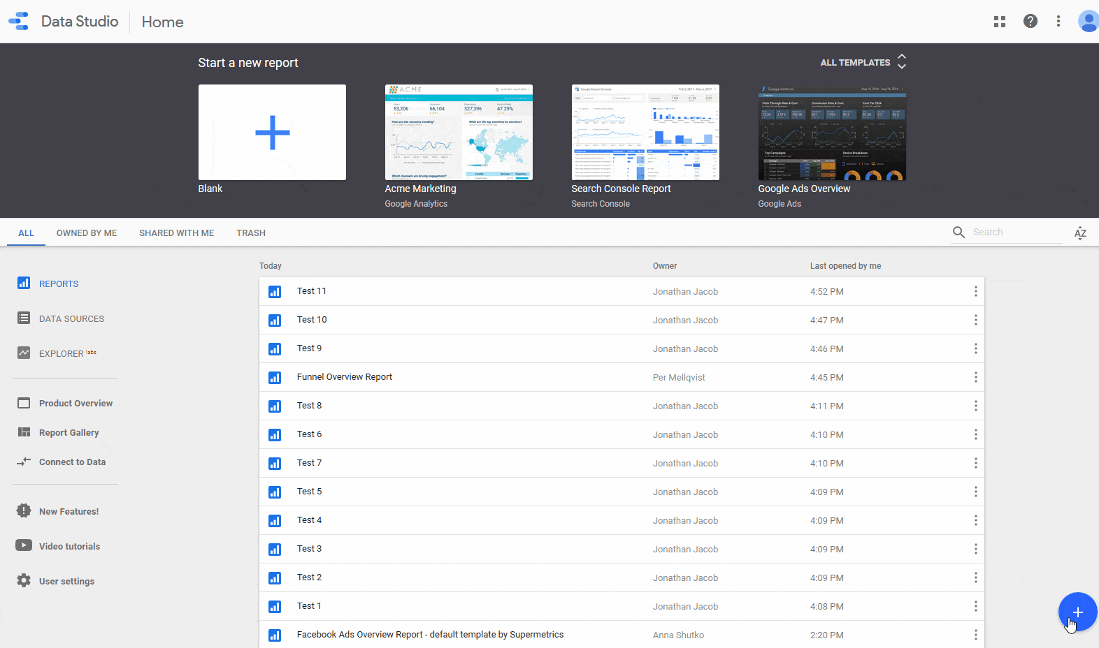 Build marketing reporting and analytics dashboards in Google Data Studio