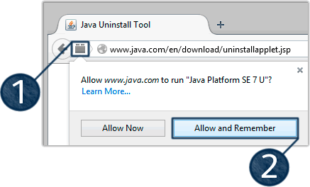 Image of steps one and two