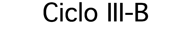 Ciclo III-B