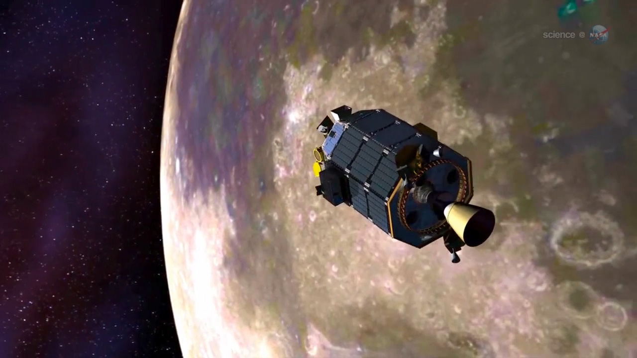 ScienceCast 117: NASA Mission Seeks Lunar Air episode artwork