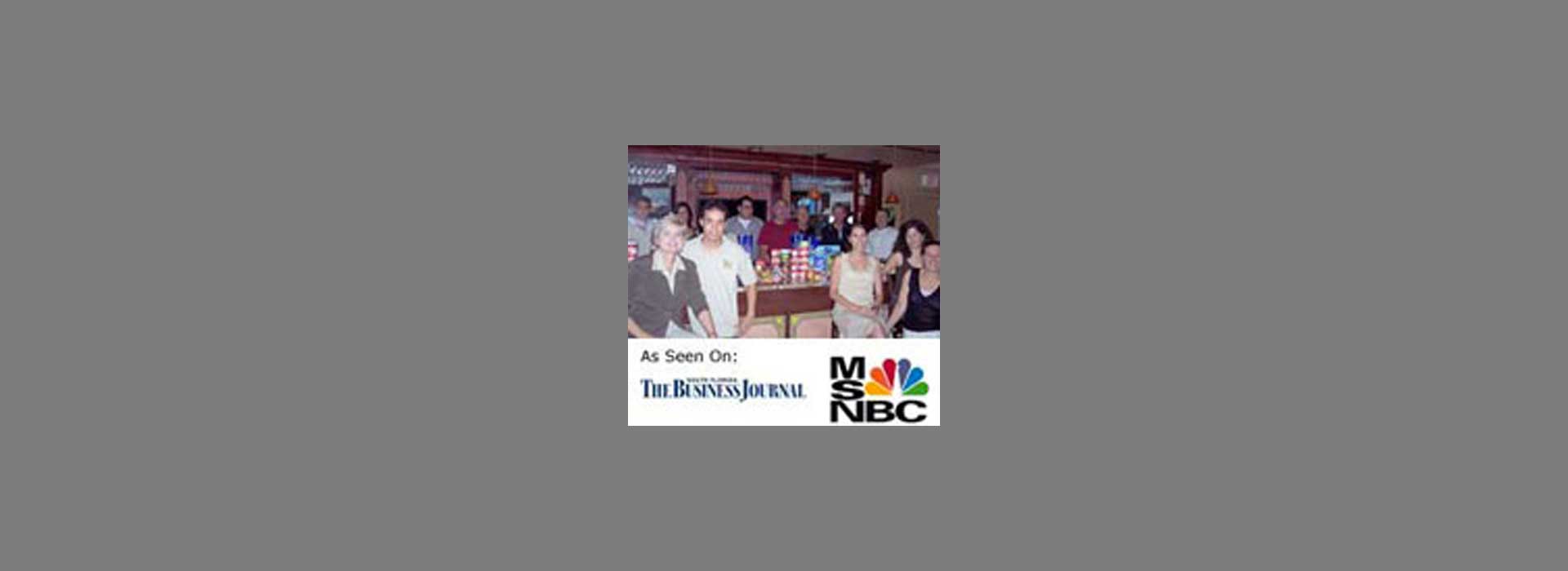 Starting up After Wilma: As seen on MSNBC