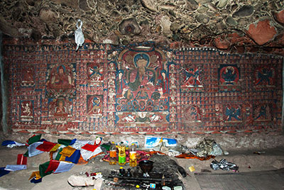 Cave shrine, Saspol, Ladakh, India