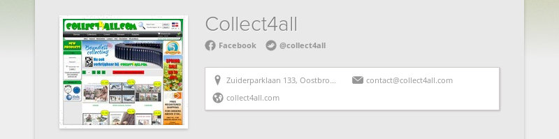 Collect4all  Facebook @collect4all  Zuiderparklaan 133, Oostbroek-Noord, The Hague, The Netherlands...