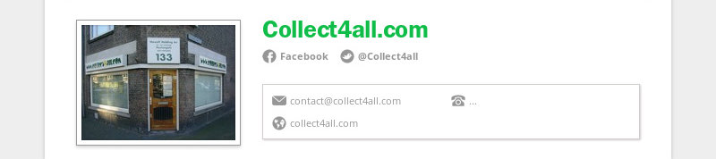 Collect4all.com  Facebook @Collect4all  contact@collect4all.com ... collect4all.com