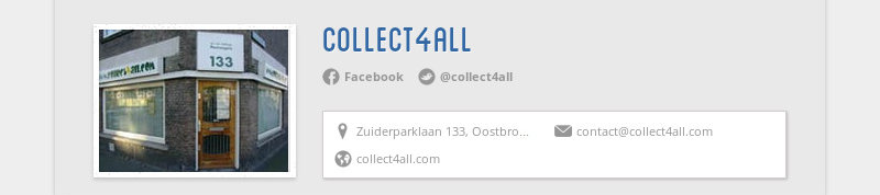collect4all  Facebook @collect4all  Zuiderparklaan 133, Oostbroek-Noord, The Hague, The Netherlands...
