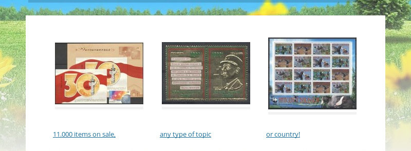 11.000 items on sale,  any type of topic  or country!