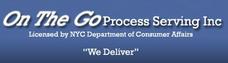On The Go Process Serving, Inc.