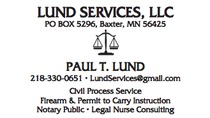Paul T. Lund Civil Process Service