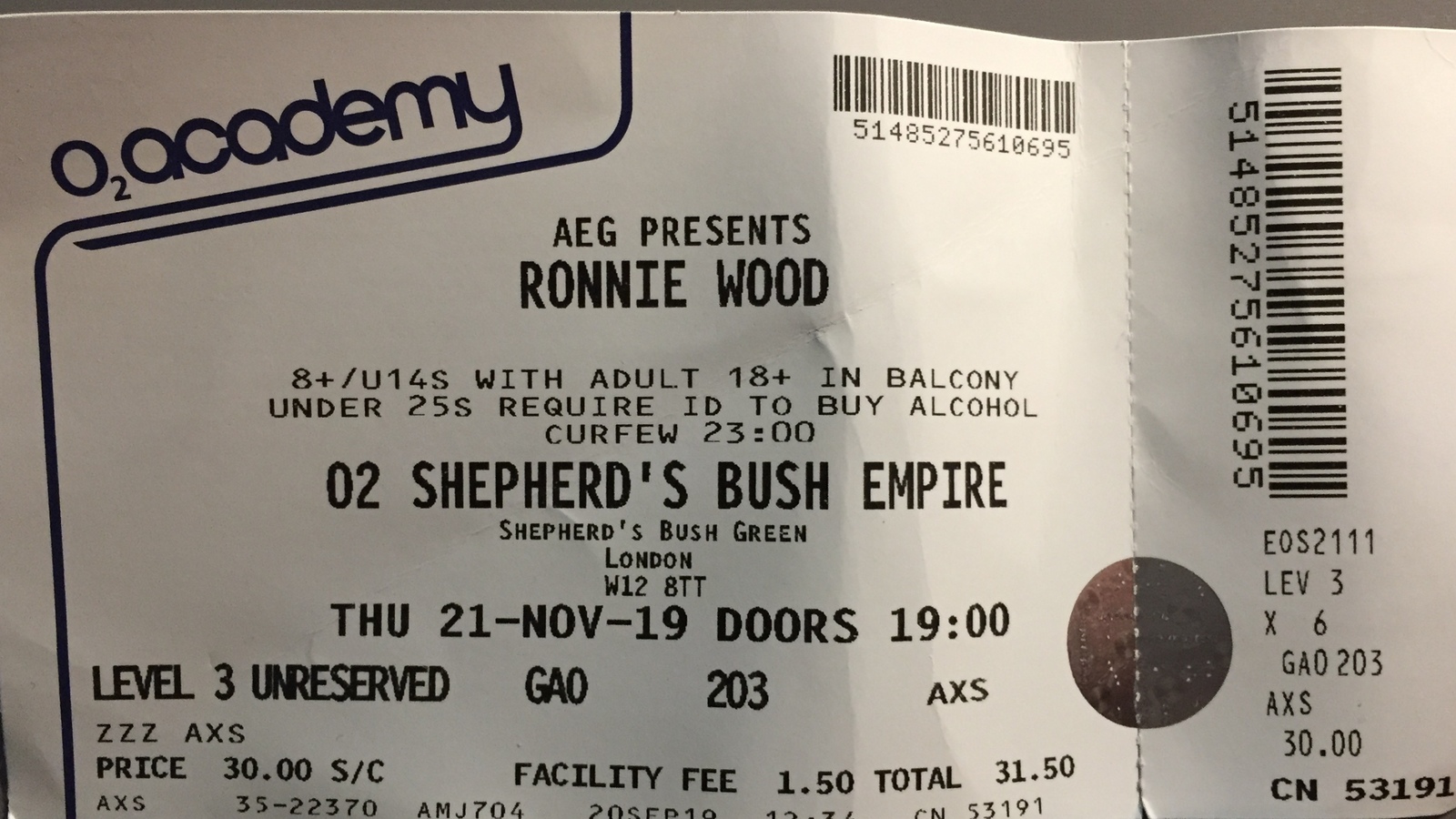 The Concert History Of O2 Shepherd S Bush Empire London Uk Concert Archives