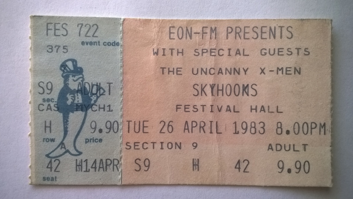 The Uncanny X Men S Concert Tour History Concert Archives