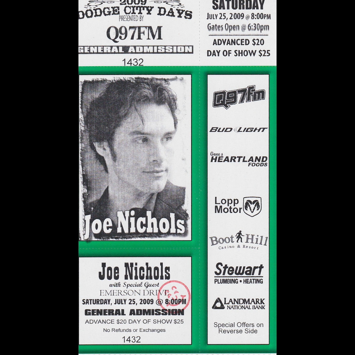 Joe Nichols Concert & Tour History (Updated for 2022) Concert Archives