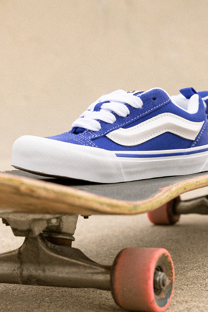 Knu Skool Vans on a Skateboard