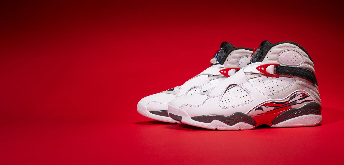 AIR JORDAN RETRO 8 “WHITE & TRUE RED”