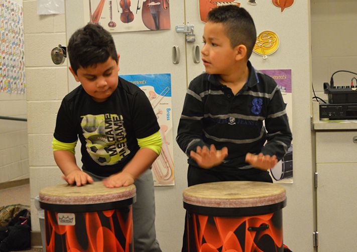 For many students, the only opportunity to play music is at school