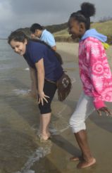 Yikes! That water’s cold!