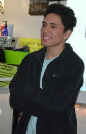 Senior Luis Rodriguez gives advice to sophomores