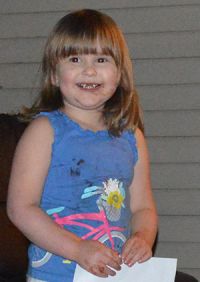 Three-year-old Suzi Doxtater got an early Christmas present