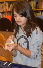Sixth-grader Jasmin Landero said TEAM 21 is a great place to stay busy after school