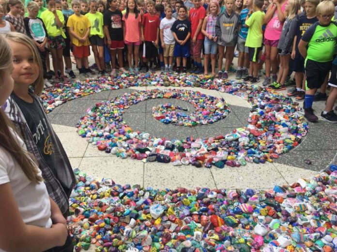 You-Be-You-for-SNN Students from Hudsonville Public Schools won the first Youth Collaboration Award in 2016 (photo courtesy of ArtPrize)