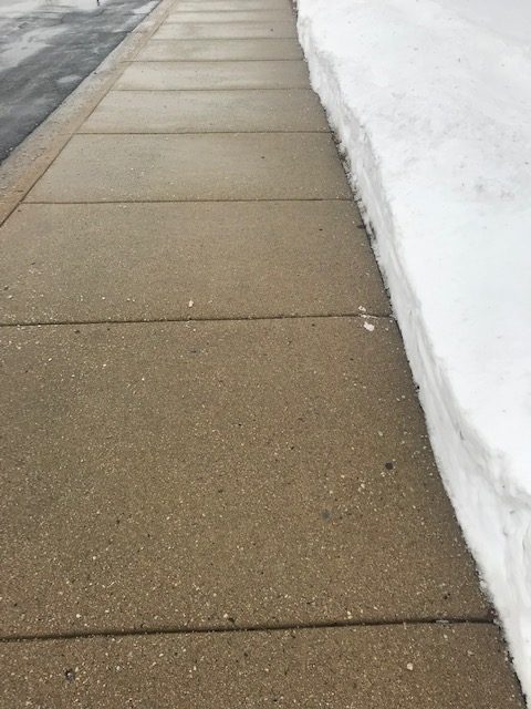 Heated sidewalks snow removal Chicago
