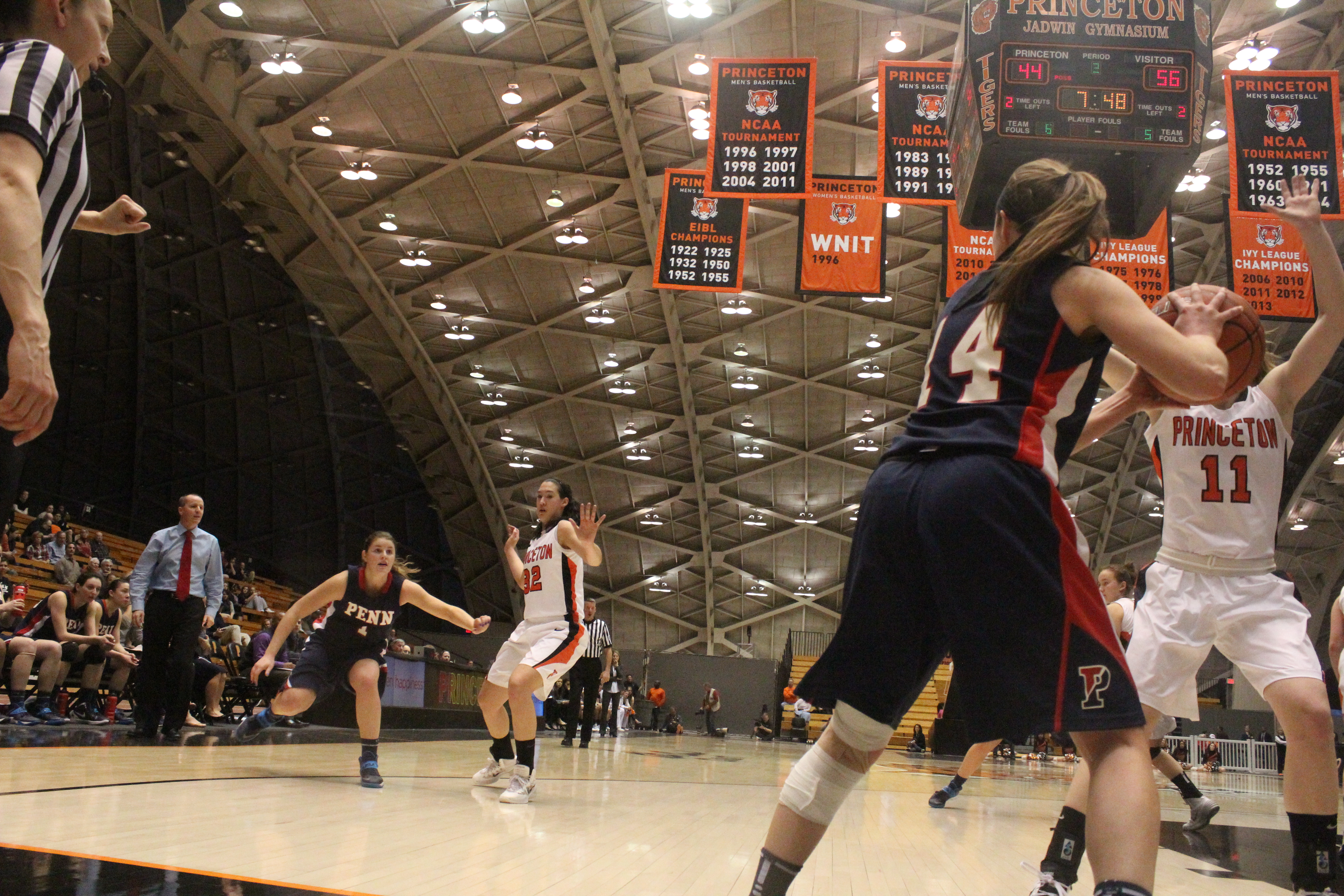 Women's Basketball 2014 Ivy League Title win and celebration The