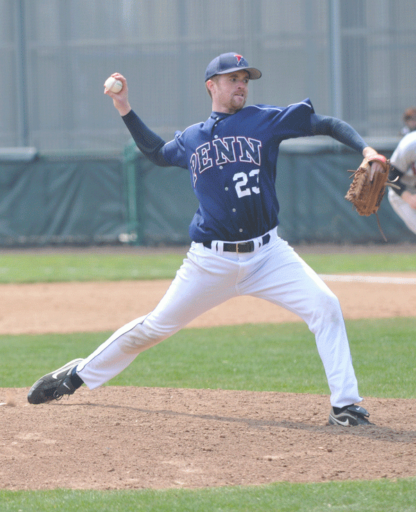 Split leaves Penn tied at top