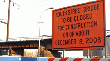 South Street Bridge closure will affect students and staff