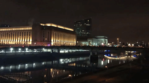 Philadelphia building eagles