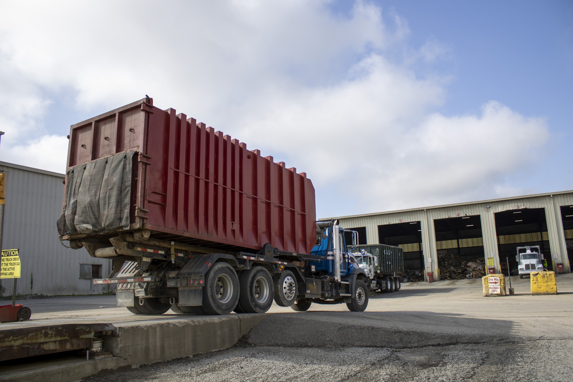 transfer station truck