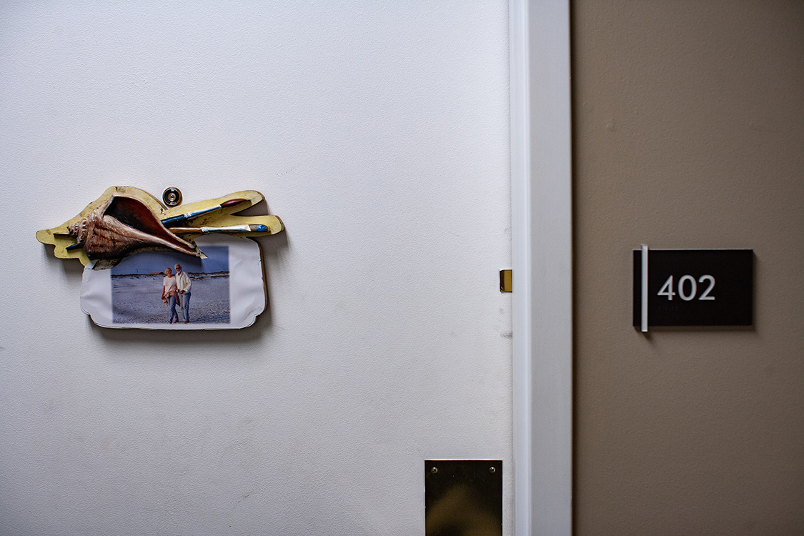 The door to Fran's room