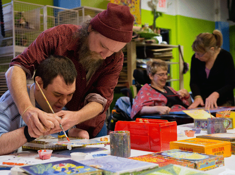 The man behind the art  